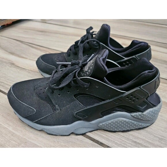 Nike Air Men's Huarache Black Grey Casual Sneakers Size 10.5 - Picture 1 of 8